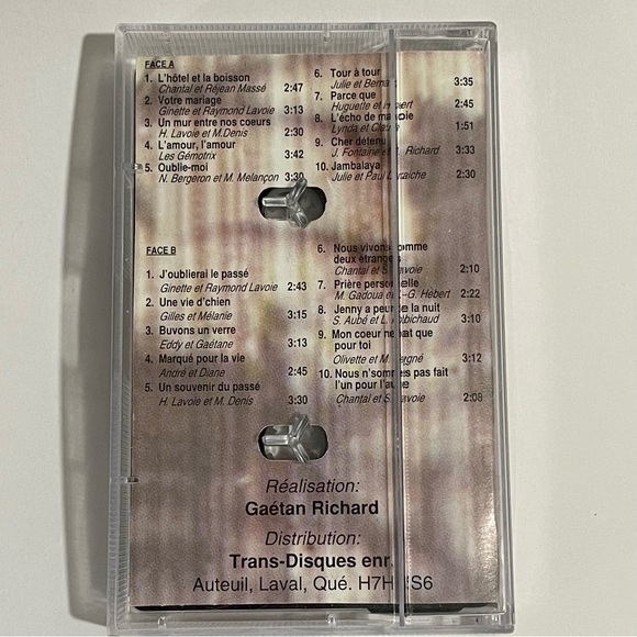 20 Succès Country en Duo Cassette Audio Tape French Music - Picture 3 of 5